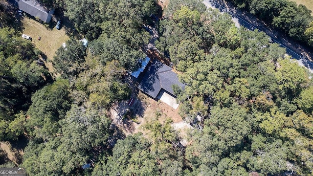 281 Noel C Conaway Rd, Guyton, GA 31312 - aerial view of property's location featuring a heavily wooded area