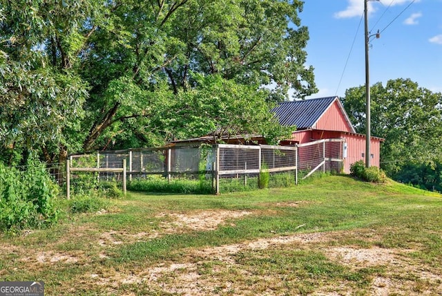 1724 Cedar Grove Church Rd, Winder, GA 30680 - view of yard featuring an outdoor structure