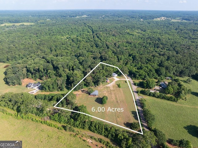 1724 Cedar Grove Church Rd, Winder, GA 30680 - view of property location featuring a forest and property parcel outlined
