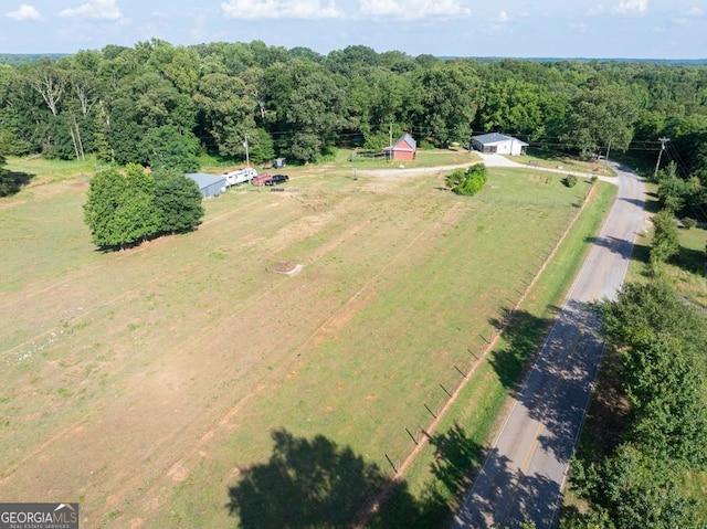 1724 Cedar Grove Church Rd, Winder, GA 30680 - overview of rural landscape with a forest