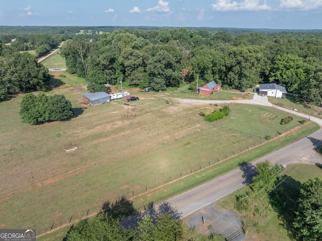 1724 Cedar Grove Church Rd, Winder, GA 30680 - aerial view of sparsely populated area featuring a heavily wooded area