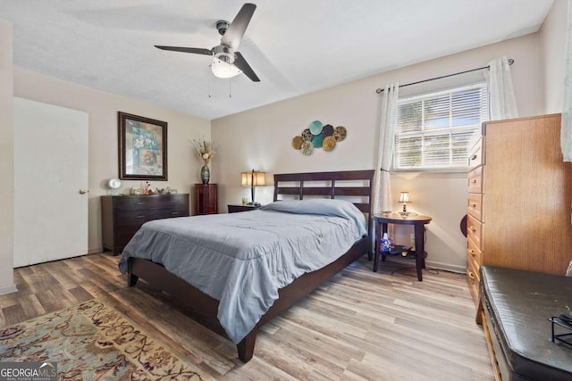 1809 Claron Ave, Conley, GA 30288 - bedroom with wood finished floors and ceiling fan