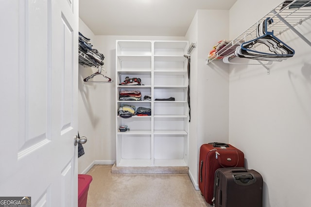 545 Windstone Trl, Alpharetta, GA 30004 - spacious closet featuring light carpet