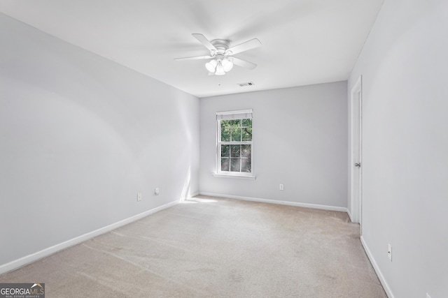 545 Windstone Trl, Alpharetta, GA 30004 - empty room with a ceiling fan and carpet flooring