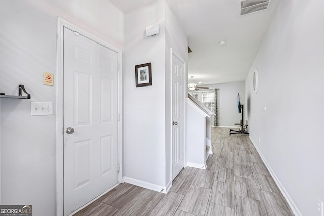 545 Windstone Trl, Alpharetta, GA 30004 - hall with wood finished floors