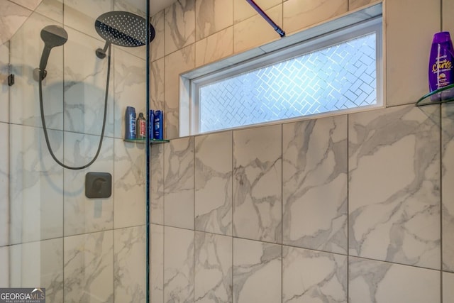 480 Mitchell Rd, Covington, GA 30014 - bathroom with a marble finish shower