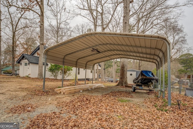 480 Mitchell Rd, Covington, GA 30014 - view of car parking featuring a detached carport