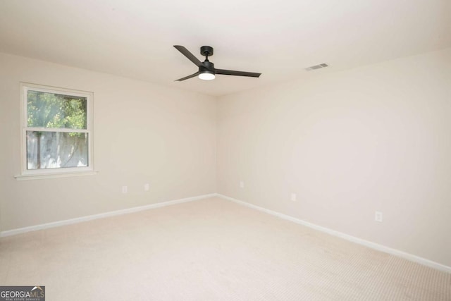 107 Runaway Point Rd, Savannah, GA 31404 - empty room featuring ceiling fan and light carpet