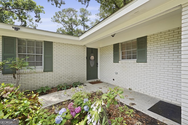 631 Valleybrook Rd, Savannah, GA 31419 - property entrance with brick siding