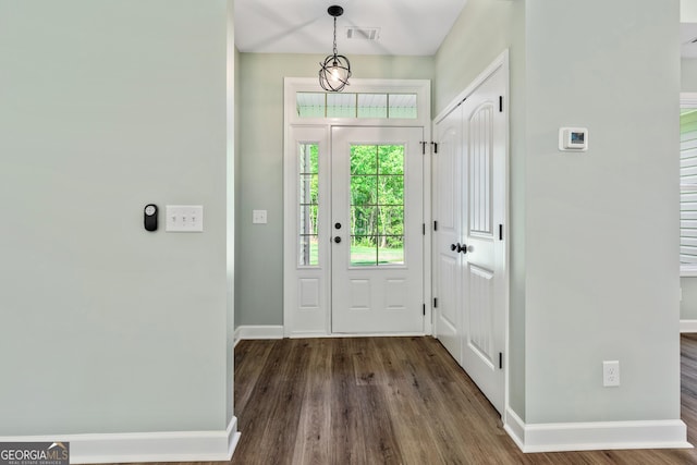 148 David Elder Rd, Griffin, GA 30223 - entrance foyer featuring baseboards and wood finished floors
