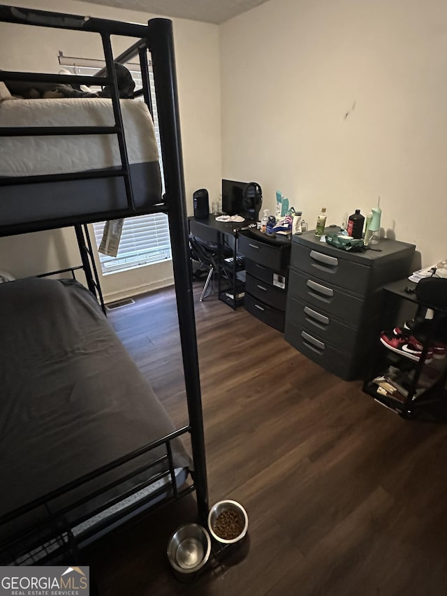 3332 Waldrop Trl, Decatur, GA 30034 - bedroom with dark wood-style floors and a desk