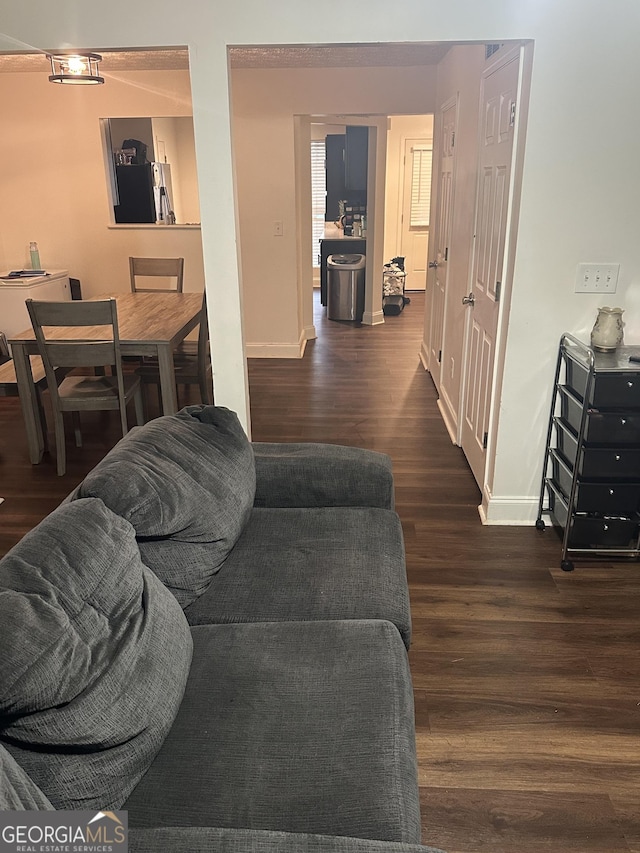 3332 Waldrop Trl, Decatur, GA 30034 - living room with wood finished floors and baseboards