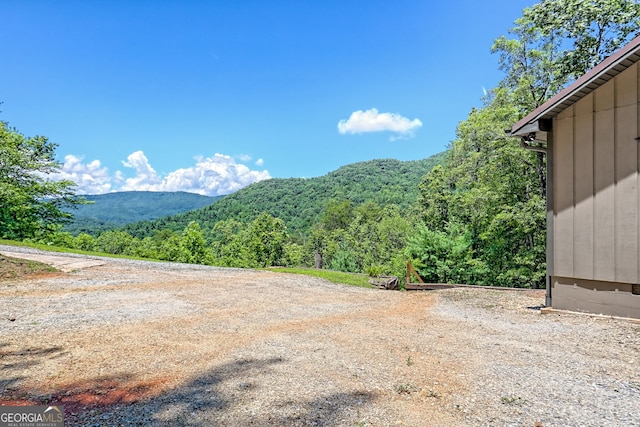 967 Saddle Gap Dr, Clayton, GA 30525 - view of mountain background with a heavily wooded area