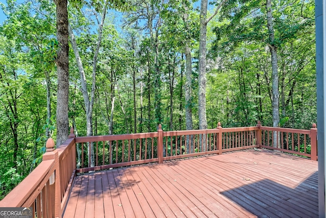 967 Saddle Gap Dr, Clayton, GA 30525 - view of wooden deck