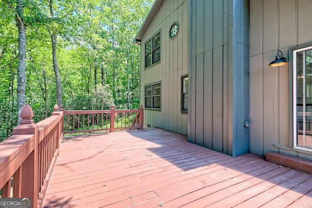 967 Saddle Gap Dr, Clayton, GA 30525 - view of wooden deck