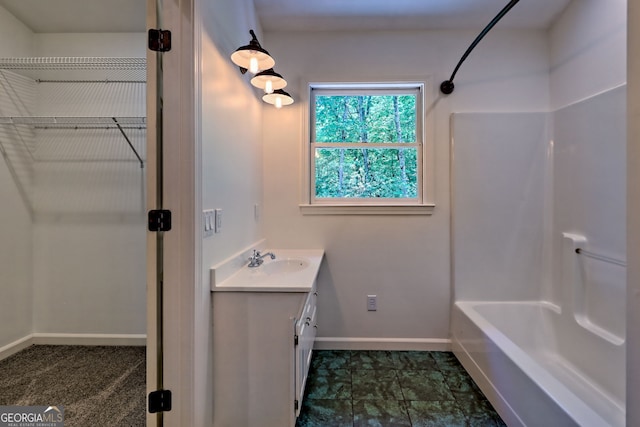 967 Saddle Gap Dr, Clayton, GA 30525 - bathroom with vanity and bathing tub / shower combination