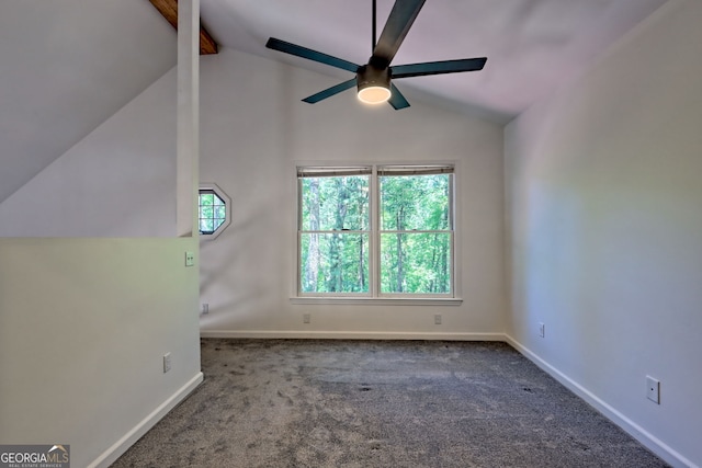 967 Saddle Gap Dr, Clayton, GA 30525 - spare room with a ceiling fan and carpet floors