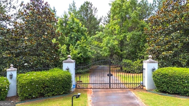 311 N Rivoli Farms Dr, Macon, GA 31210 - gate with a yard