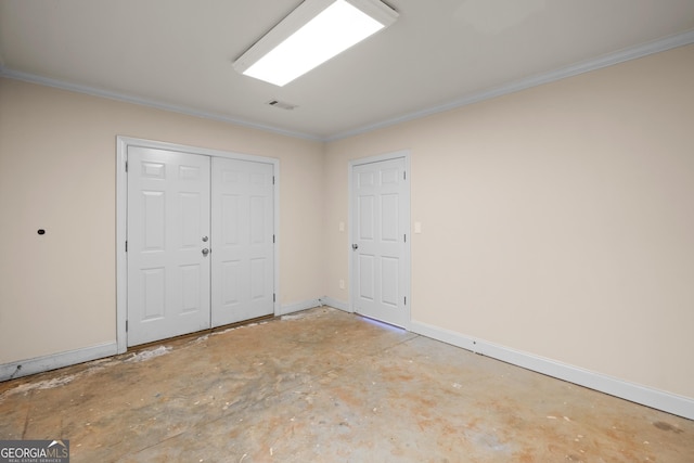 1005 Lyndhurst Way SE, Conyers, GA 30013 - unfurnished bedroom with ornamental molding and a closet