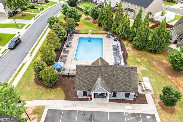 236 Creek View Ln, Acworth, GA 30102 - view of subject property featuring a pool area