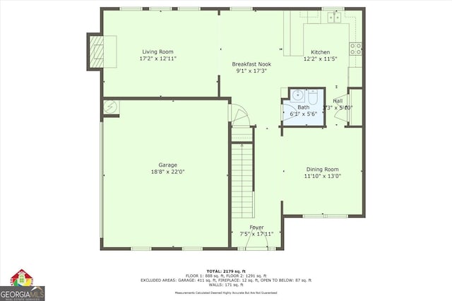 236 Creek View Ln, Acworth, GA 30102 - view of home floor plan