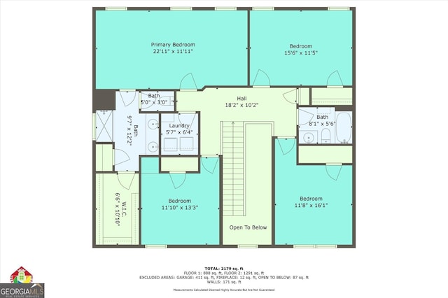 236 Creek View Ln, Acworth, GA 30102 - view of floor plan / room layout