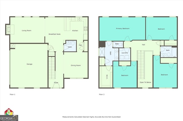 236 Creek View Ln, Acworth, GA 30102 - view of home floor plan