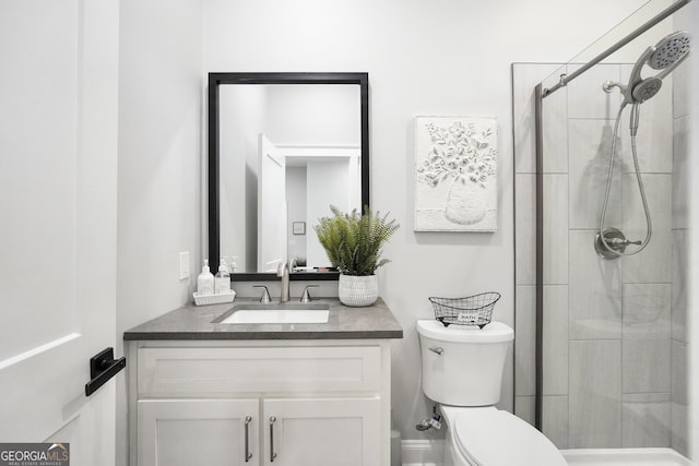 123 River Point Rd, Jackson, GA 30233 - full bath featuring a stall shower and vanity