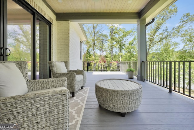 123 River Point Rd, Jackson, GA 30233 - view of wooden terrace