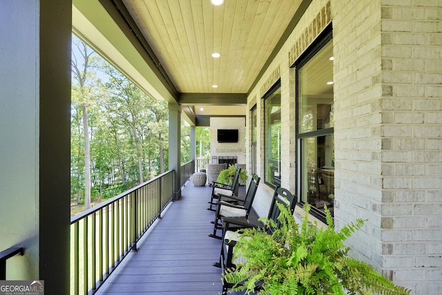 123 River Point Rd, Jackson, GA 30233 - view of wooden deck