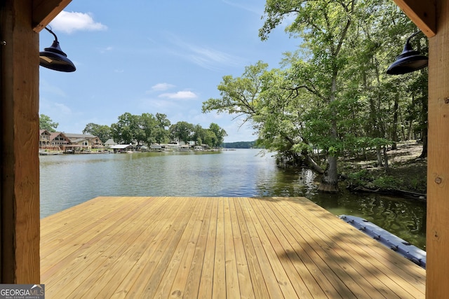123 River Point Rd, Jackson, GA 30233 - dock area featuring a water view