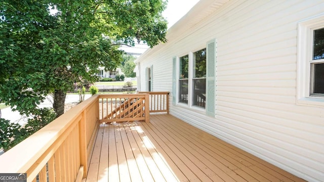 220 Confederate Ave, Dallas, GA 30132 - view of wooden terrace