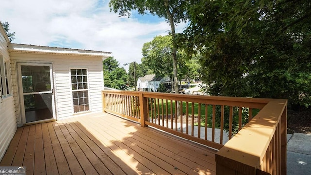 220 Confederate Ave, Dallas, GA 30132 - view of wooden deck
