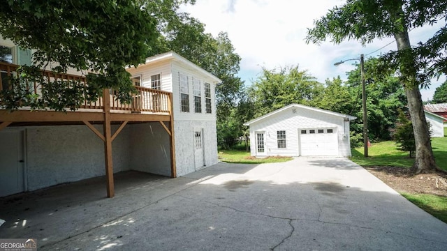 220 Confederate Ave, Dallas, GA 30132 - detached garage featuring concrete driveway