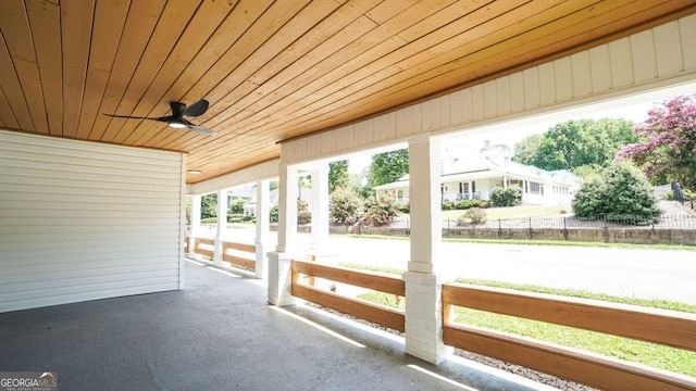 220 Confederate Ave, Dallas, GA 30132 - view of patio featuring ceiling fan