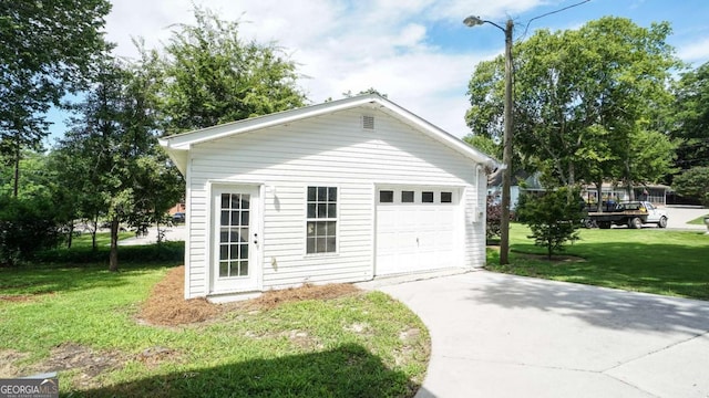 220 Confederate Ave, Dallas, GA 30132 - detached garage with concrete driveway
