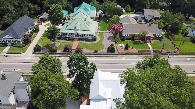 220 Confederate Ave, Dallas, GA 30132 - aerial perspective of suburban area
