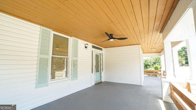220 Confederate Ave, Dallas, GA 30132 - view of patio / terrace featuring ceiling fan