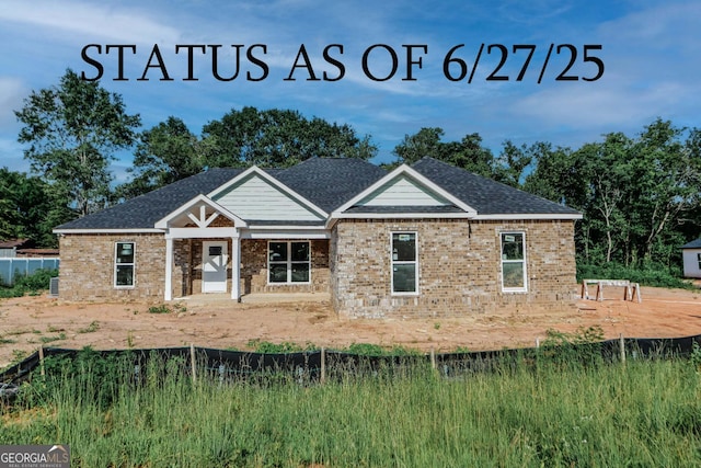 328 Browning Pointe Rd, Macon, GA 31216 - view of front facade featuring brick siding and a shingled roof