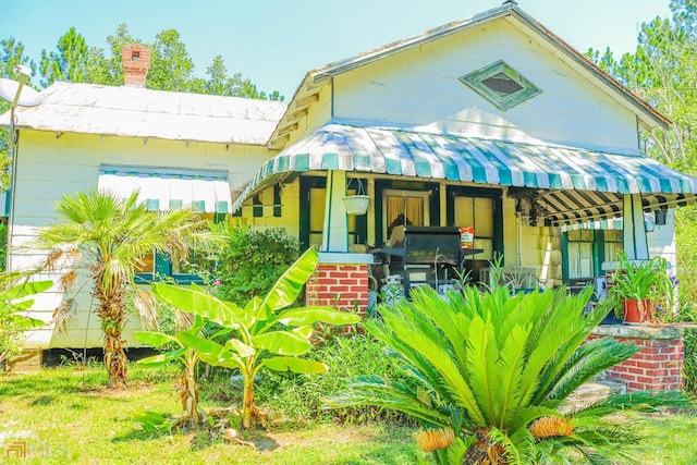 view of front of home