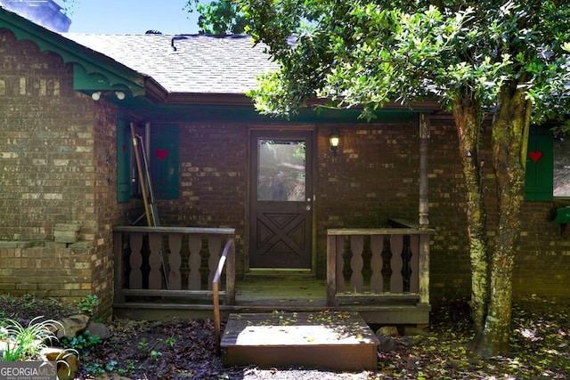 view of entrance to property