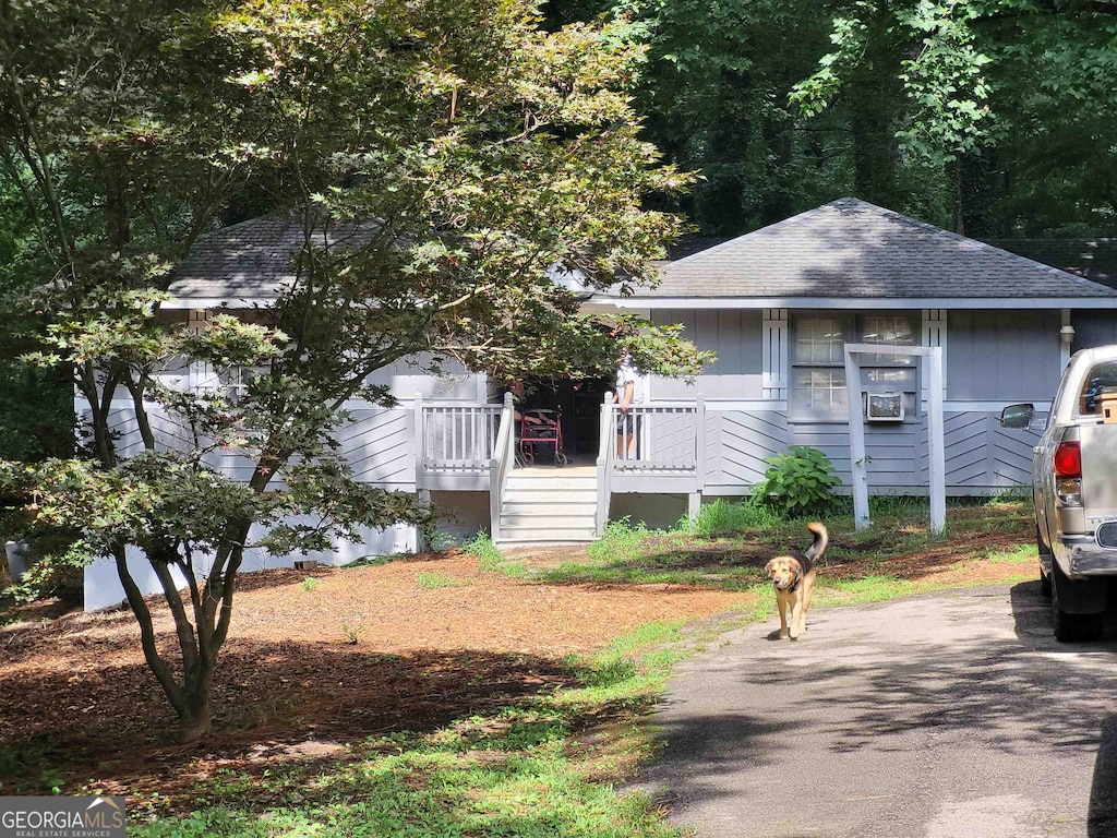 view of bungalow-style house