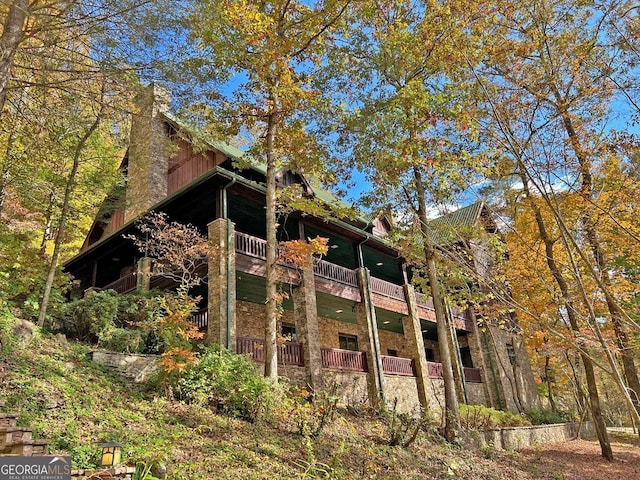 view of home's exterior