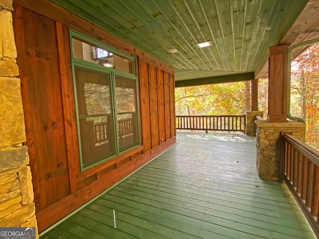 view of deck