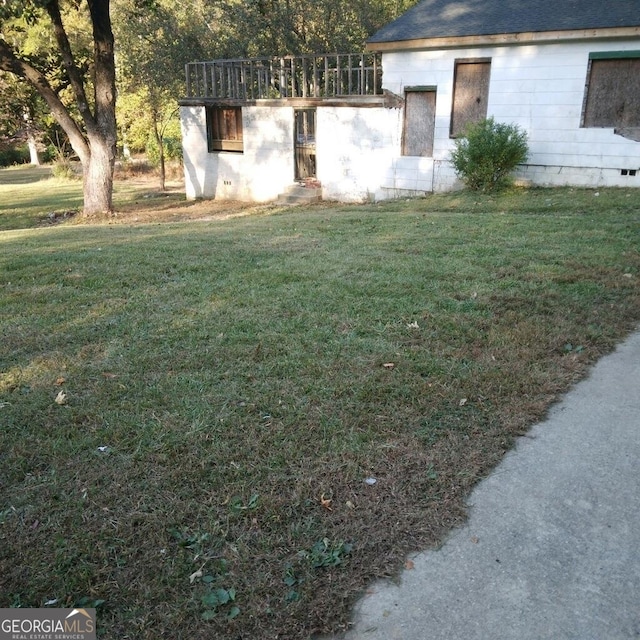 view of yard