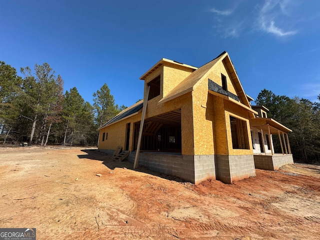 view of side of home