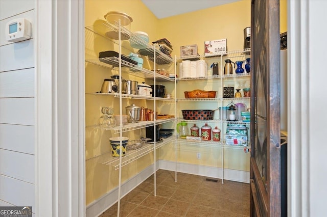 view of pantry