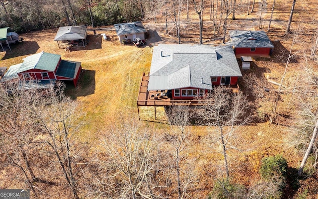 805 Quail Cove Cir, Warne, NC 28909 - view from above of property