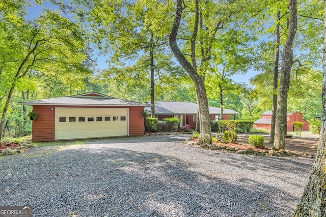 805 Quail Cove Cir, Warne, NC 28909 - view of front of house with a detached garage