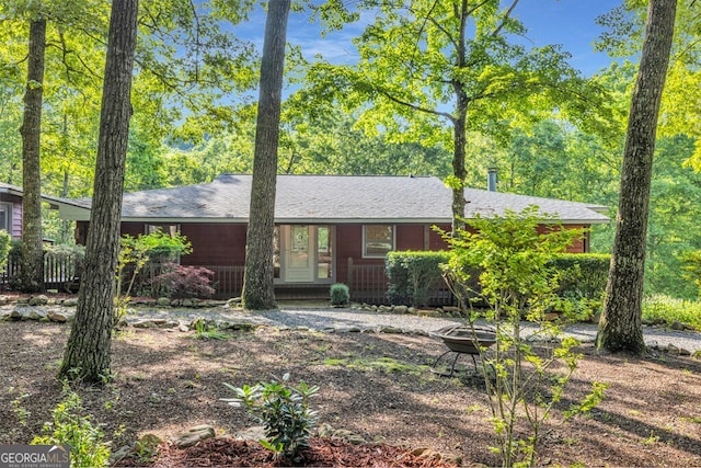 805 Quail Cove Cir, Warne, NC 28909 - view of front of home with roof with shingles